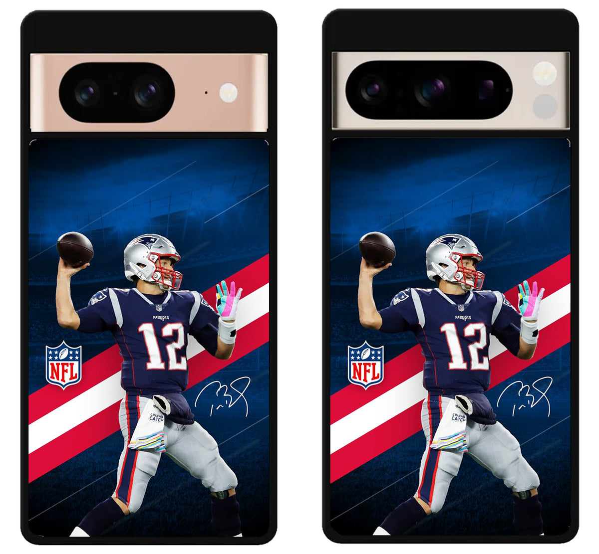 Tom Brady NFL New England Patriot Signature Google Pixel 8 | 8 Pro Case