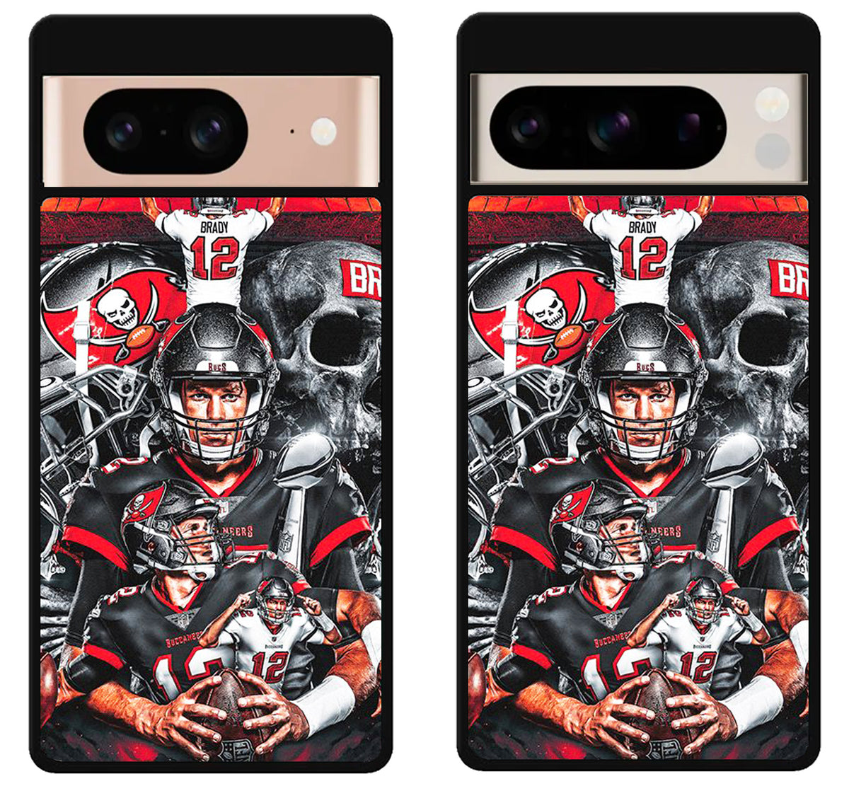 Tom Brady Tampa Bay Buccaneers Collage Google Pixel 8 | 8 Pro Case