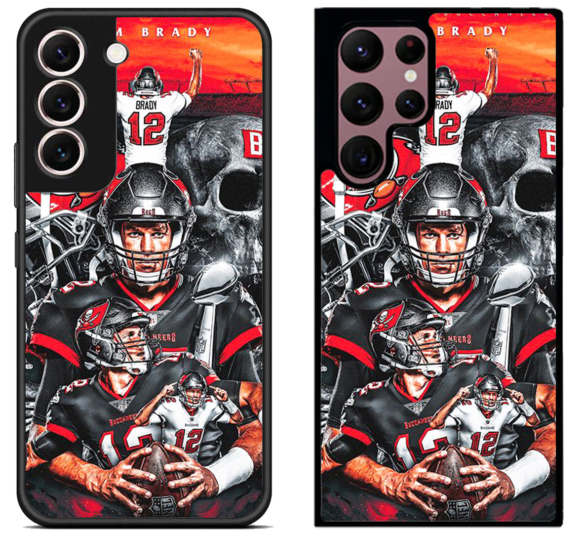 Tom Brady Tampa Bay Buccaneers Collage Samsung Galaxy S22 | S22+ | S22 Ultra Case