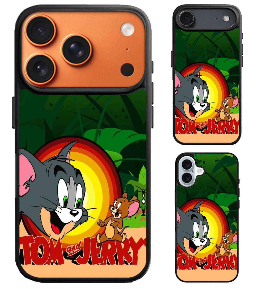 Tom and Jerry Wallpaper iPhone Air | iPhone 17 | 17 Pro | 17 Pro Max Case