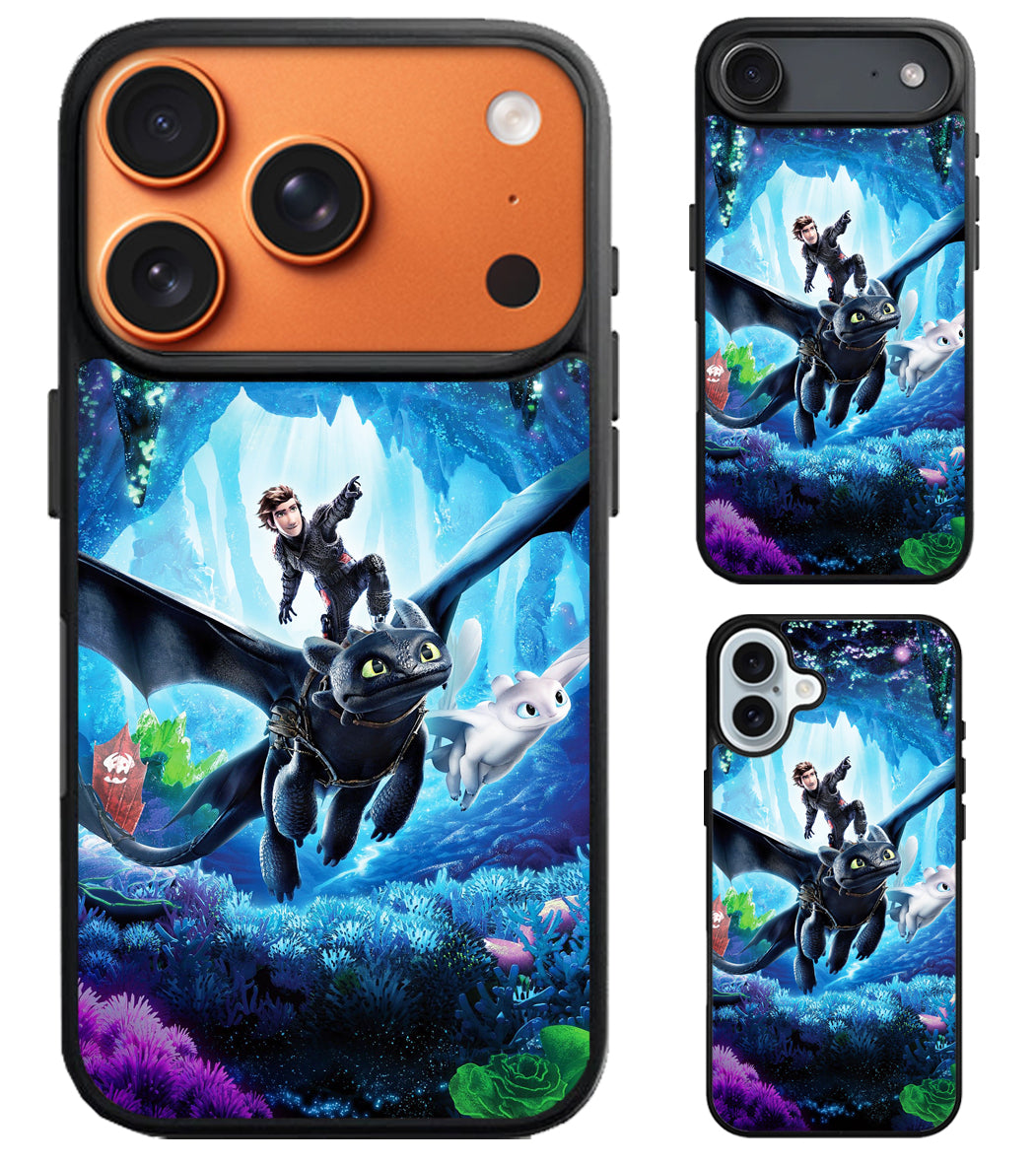 Toothless Dragon And Hiccup iPhone Air | iPhone 17 | 17 Pro | 17 Pro Max Case