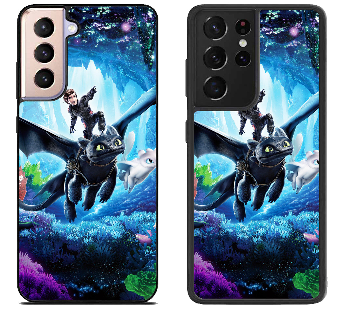 Toothless Dragon And Hiccup Samsung Galaxy S21 | S21 FE | S21+ | S21 Ultra Case