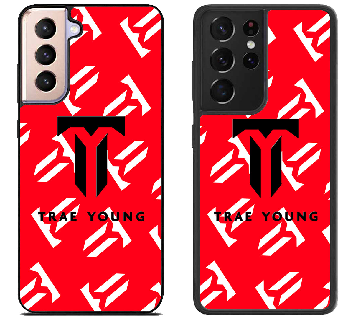 Trae Young Logo Collage Samsung Galaxy S21 | S21 FE | S21+ | S21 Ultra Case