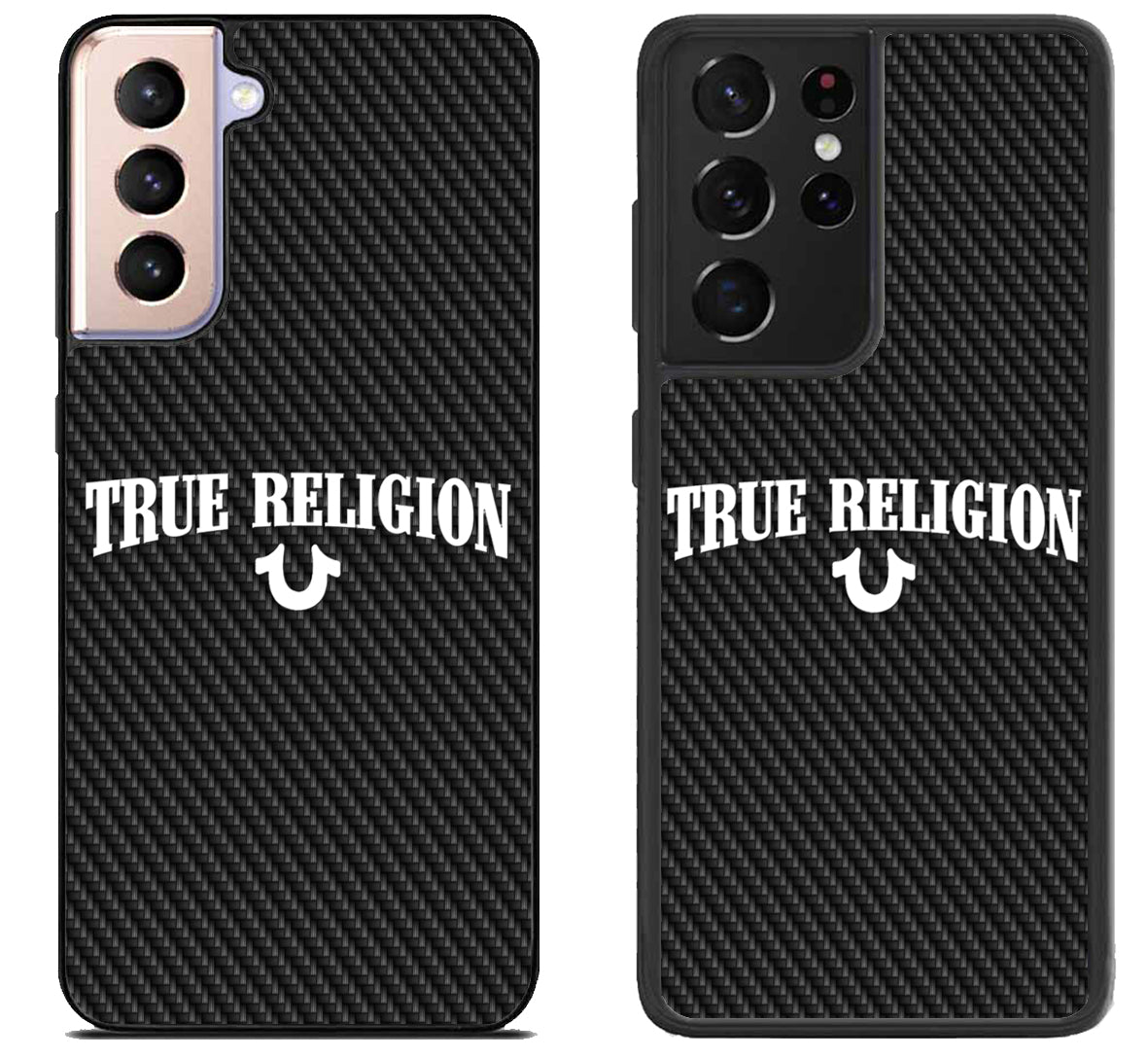 True Religion Logo Carbon Samsung Galaxy S21 | S21 FE | S21+ | S21 Ultra Case