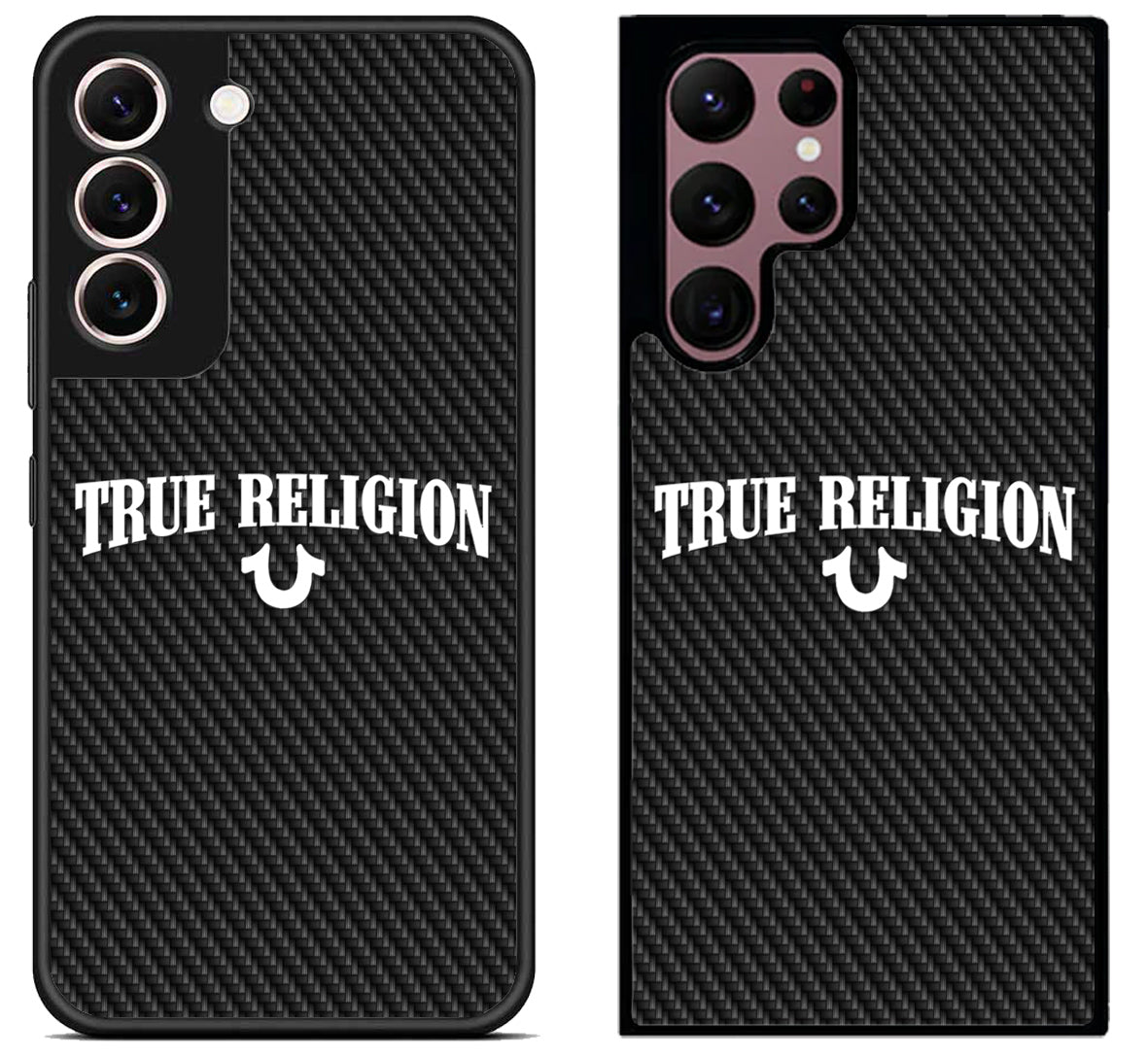 True Religion Logo Carbon Samsung Galaxy S22 | S22+ | S22 Ultra Case