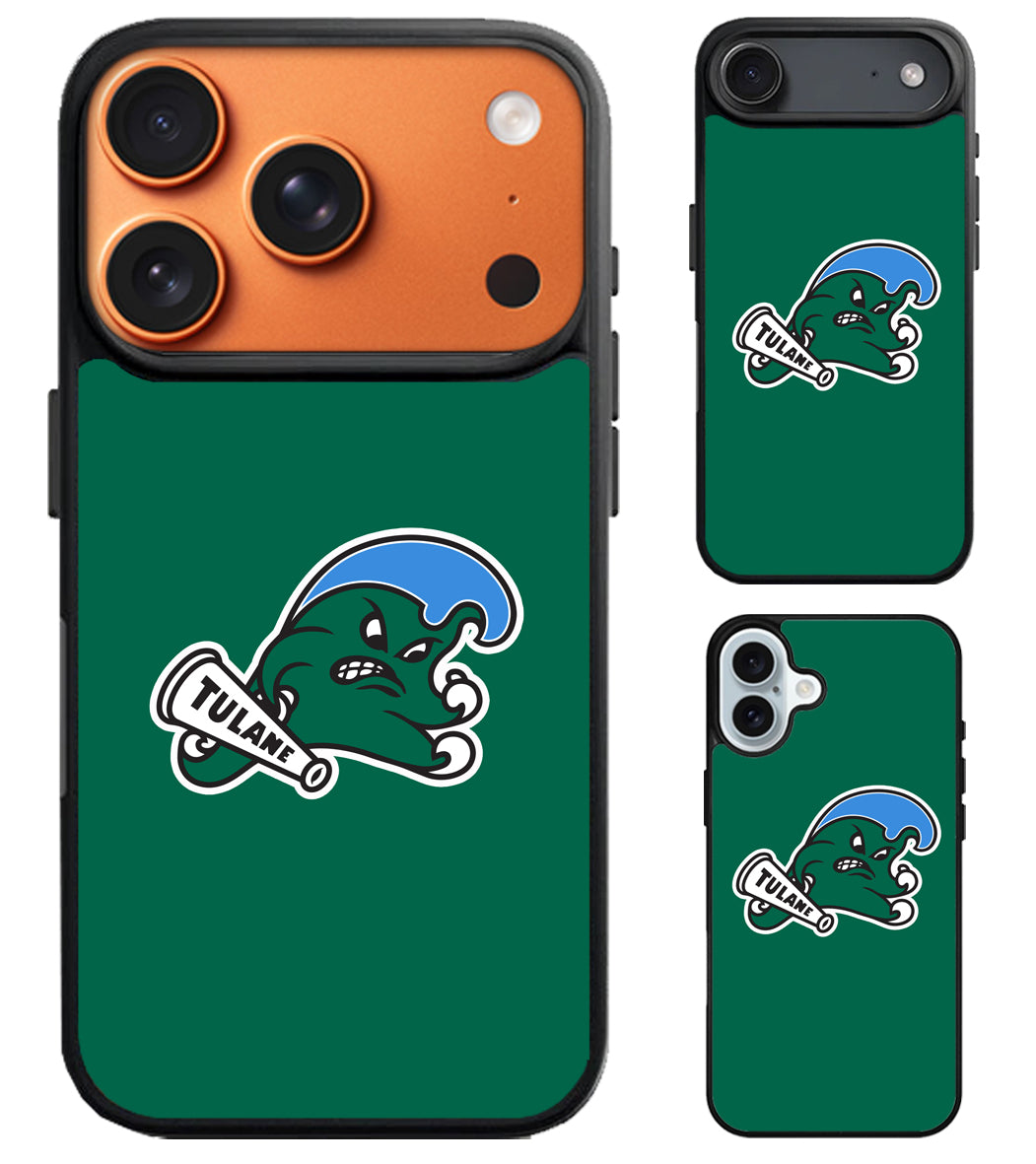Tulane Green Wave Cover iPhone Air | iPhone 17 | 17 Pro | 17 Pro Max Case