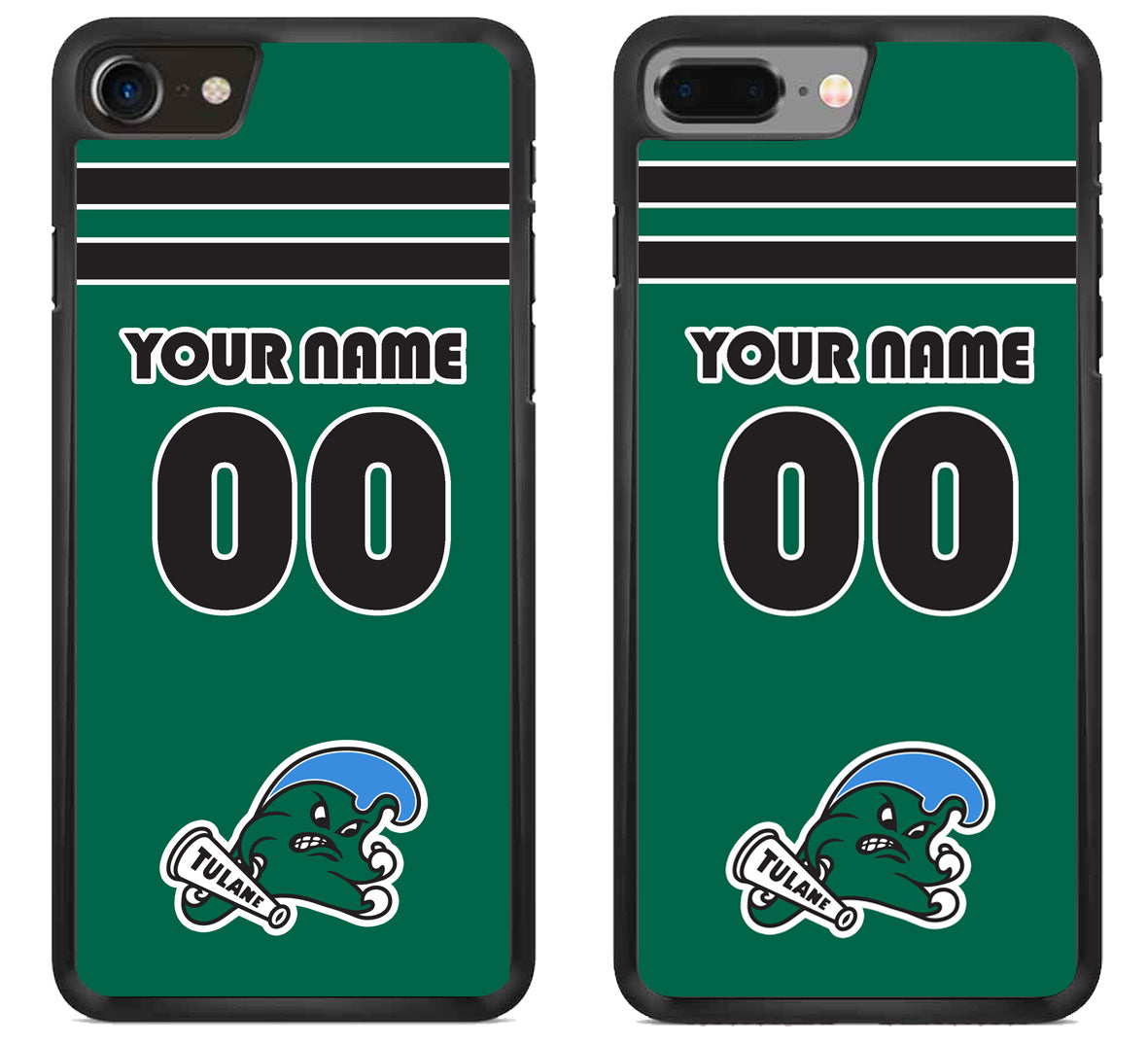 Custom Personalized Tulane Green Wave iPhone 8 | 8 Plus Case
