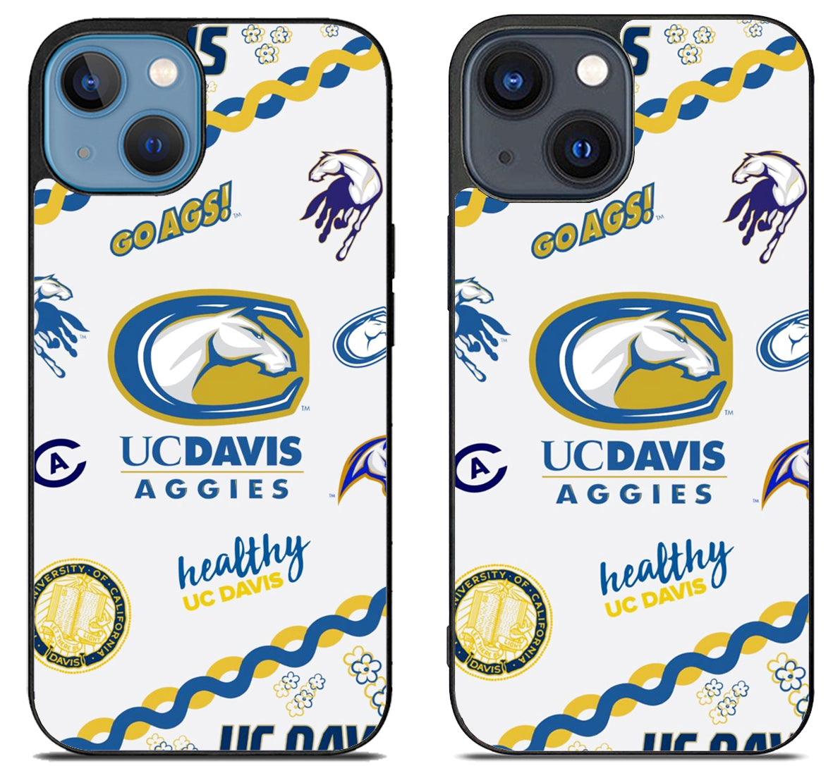 UC Davis Aggies Collage iPhone 15 | iPhone 15 Plus Case