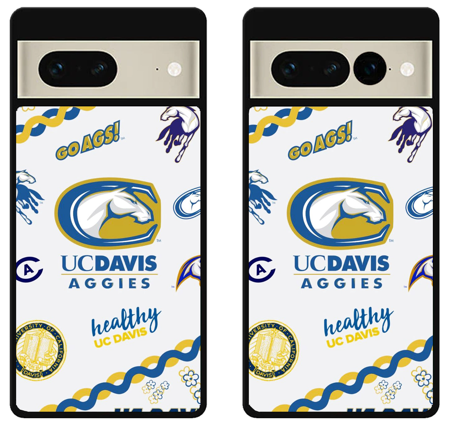 UC Davis Aggies Collage Google Pixel 7 | 7 Pro Case