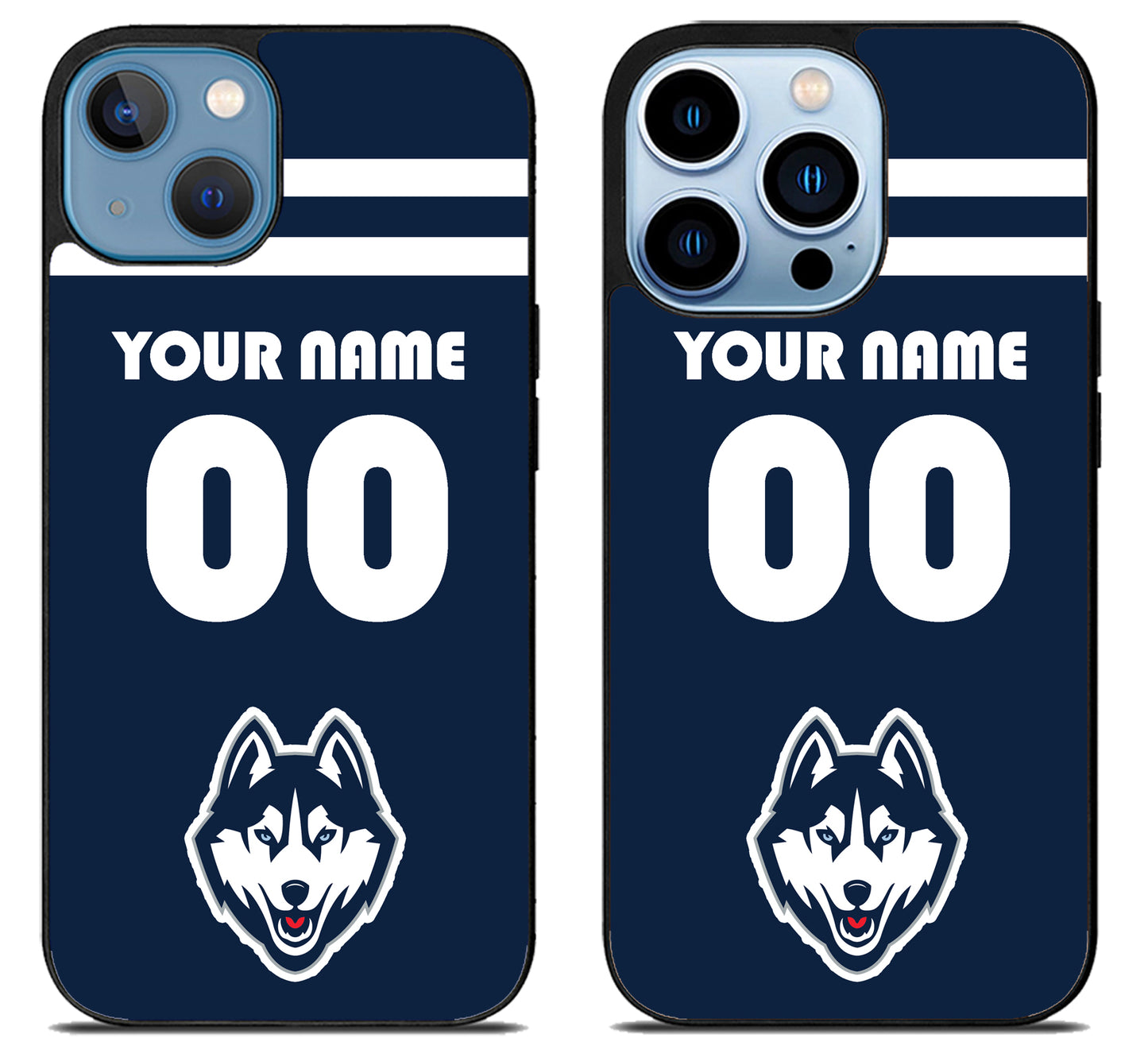 Custom Personalized UConn Huskies iPhone 13 | 13 Mini | 13 Pro | 13 Pro Max Case