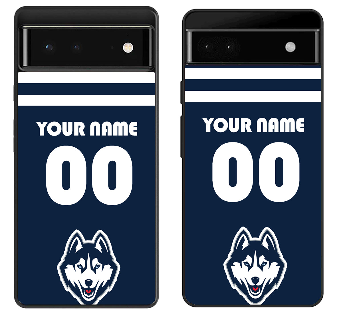 Custom Personalized UConn Huskies Google Pixel 6 | 6A | 6 Pro Case
