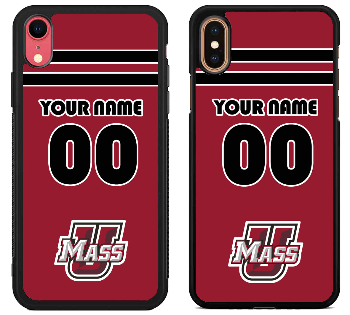 Custom Personalized UMass Minutemen iPhone X | Xs | Xr | Xs Max Case