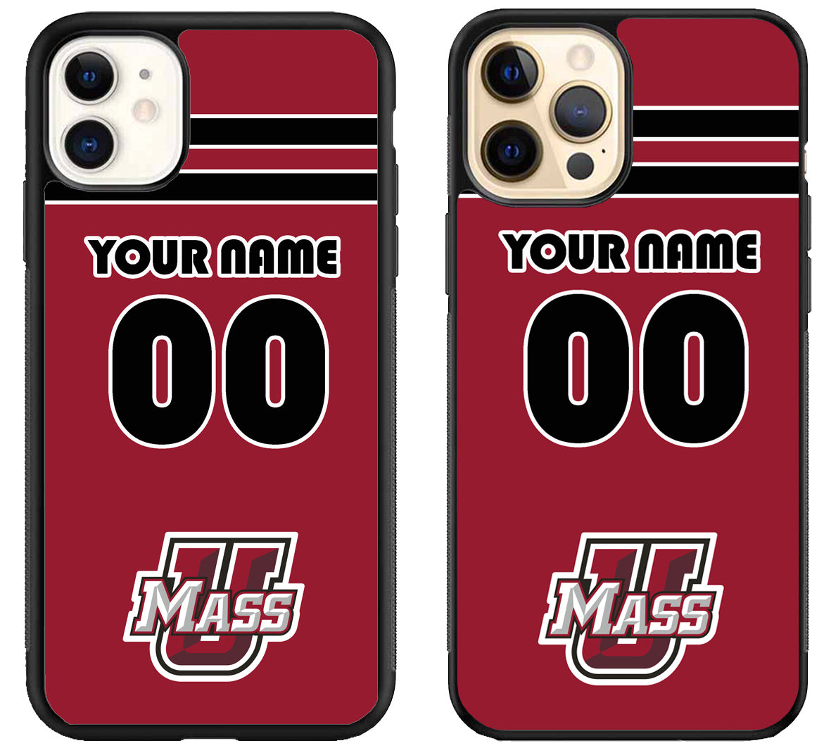 Custom Personalized UMass Minutemen iPhone 12 | 12 Mini | 12 Pro | 12 Pro Max Case