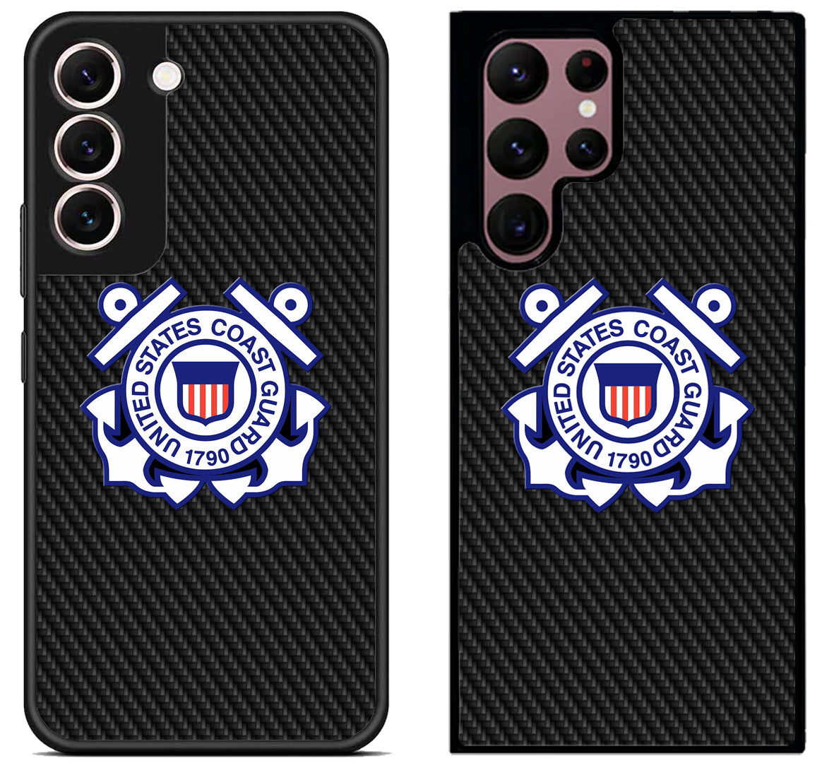 US Coast Guard Logo Carbon Samsung Galaxy S22 | S22+ | S22 Ultra Case