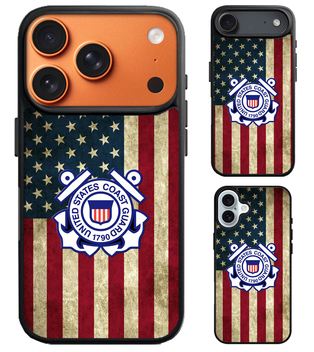 US Coast Guard Flag iPhone Air | iPhone 17 | 17 Pro | 17 Pro Max Case