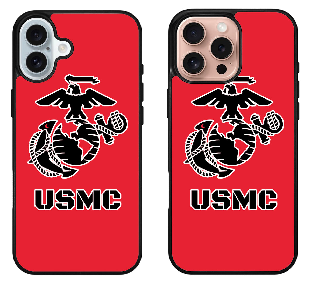 USMC Marine Corps Red iPhone 16 | 16 Plus | 16 Pro | 16 Pro Max Case