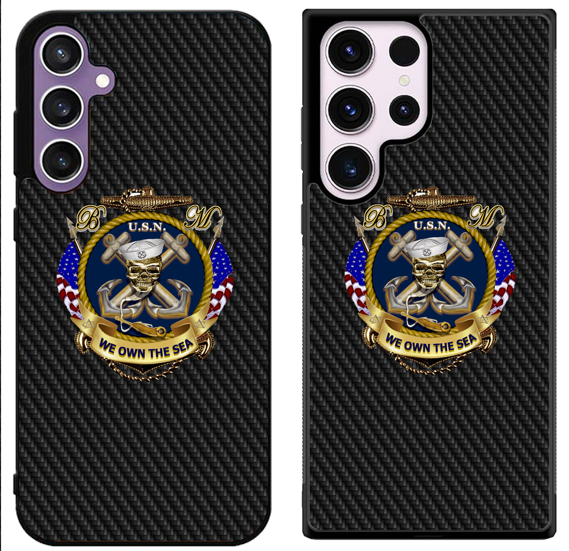 US Navy Military Carbon Samsung Galaxy S24 | S24+ | S24 Ultra Case