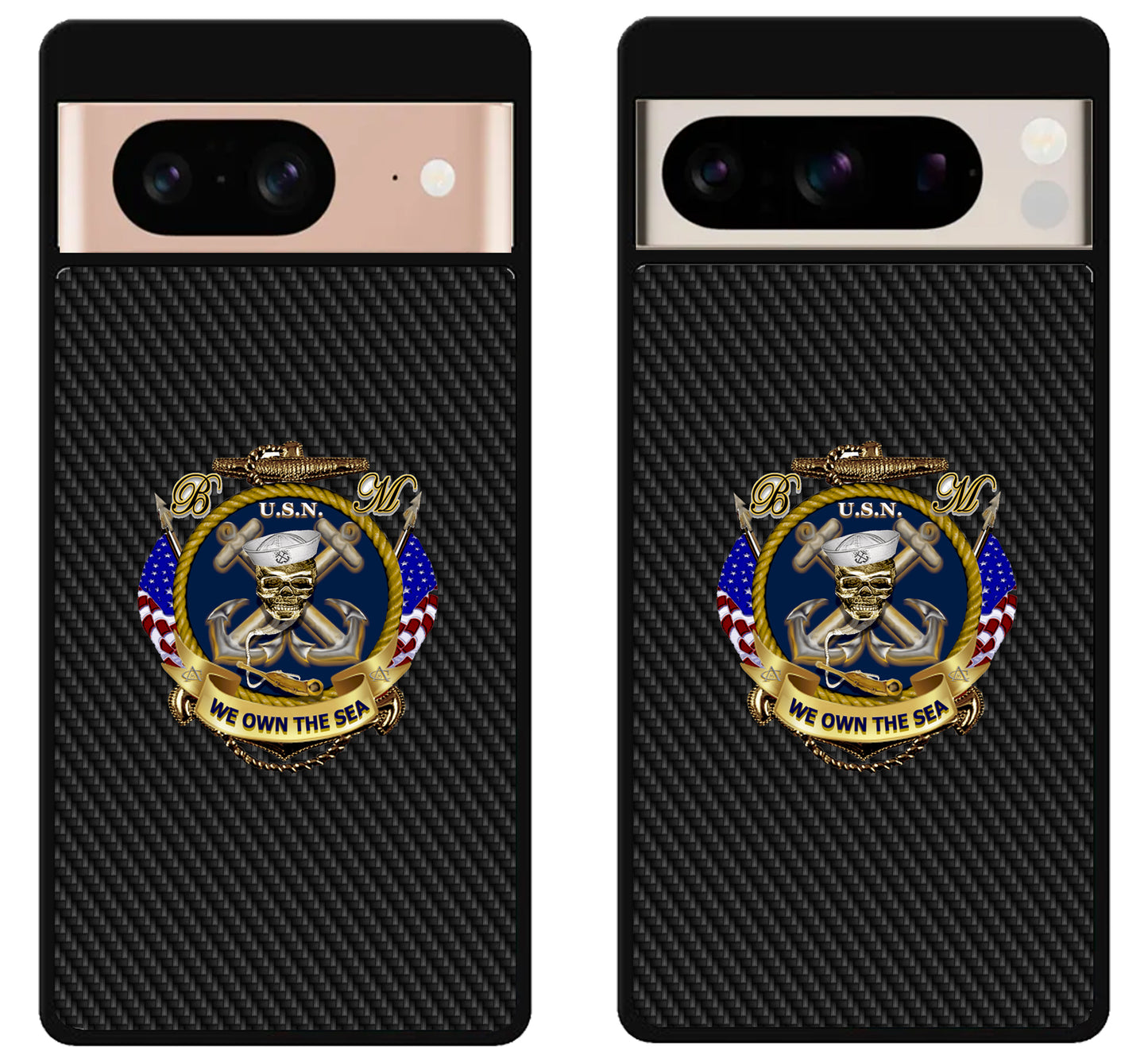 US Navy Military Carbon Google Pixel 8 | 8 Pro Case