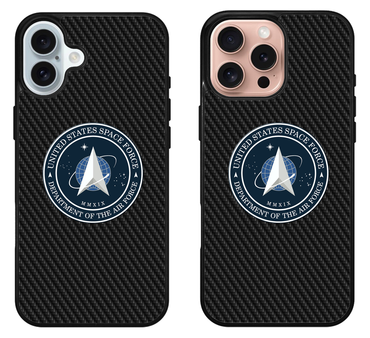 US Space Air Force Carbon iPhone 16 | 16 Plus | 16 Pro | 16 Pro Max Case