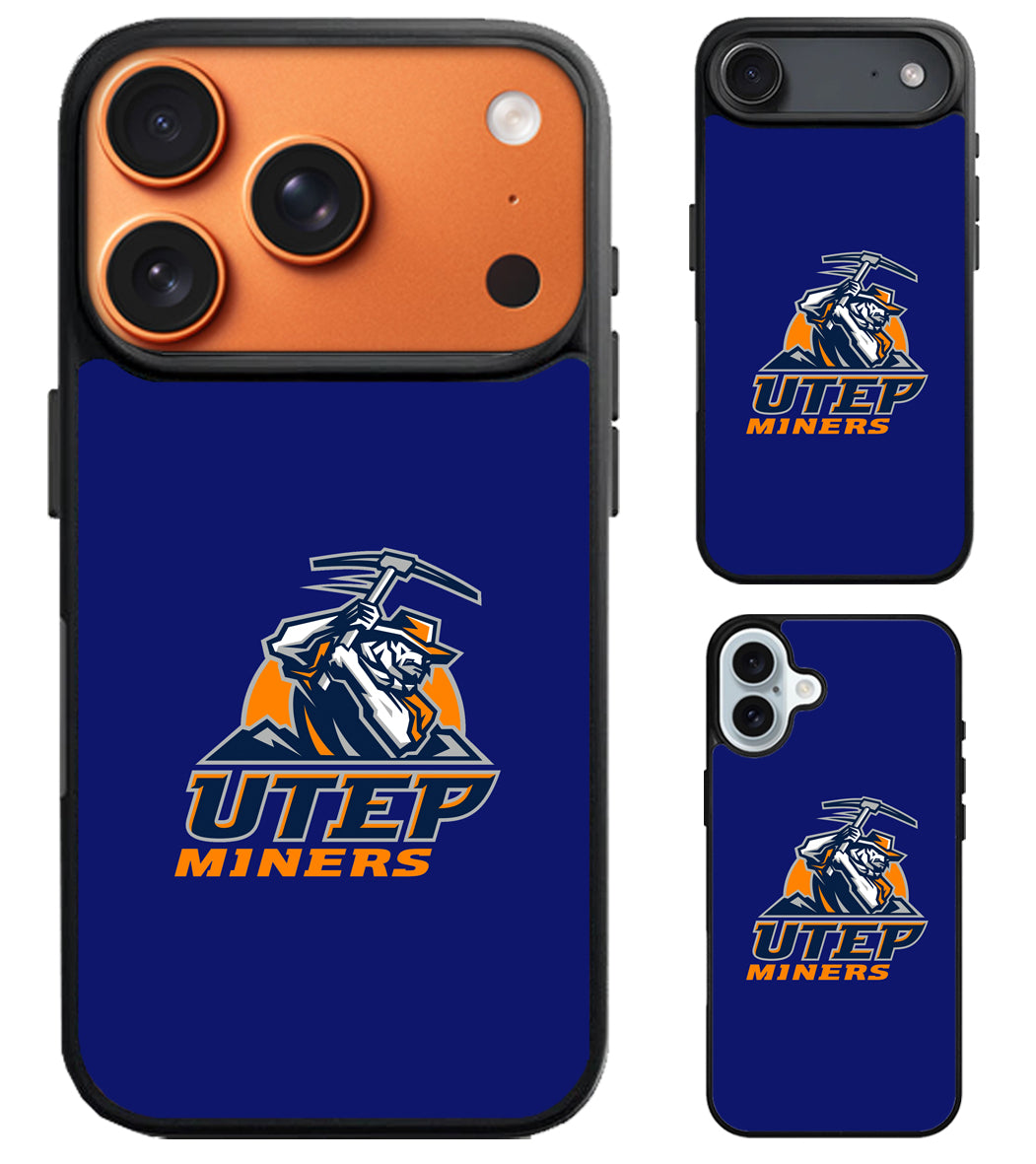 UTEP Miners Logo iPhone Air | iPhone 17 | 17 Pro | 17 Pro Max Case