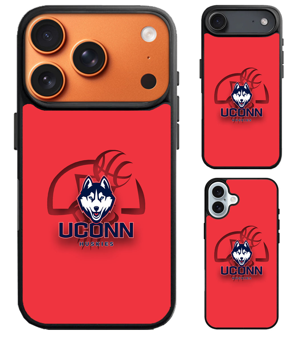 Uconn Huskies Logo iPhone Air | iPhone 17 | 17 Pro | 17 Pro Max Case