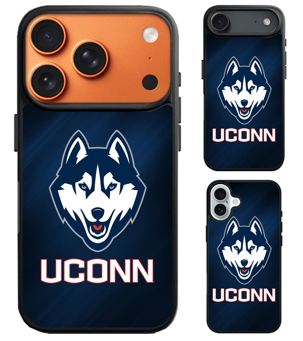 Uconn Huskies iPhone Air | iPhone 17 | 17 Pro | 17 Pro Max Case