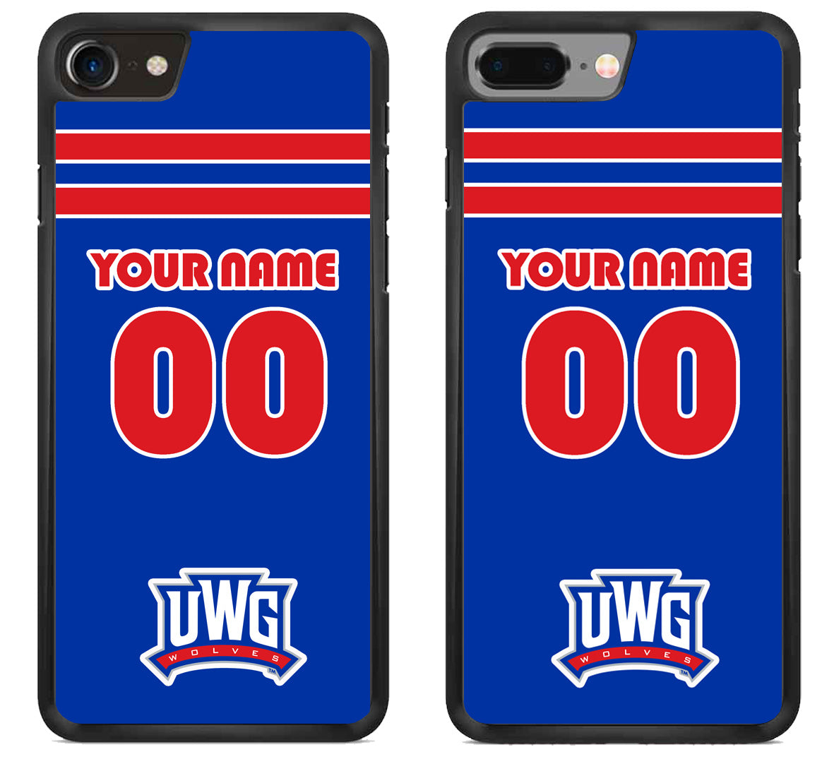 Custom Personalized University of West Georgia Wolves iPhone 8 | 8 Plus Case