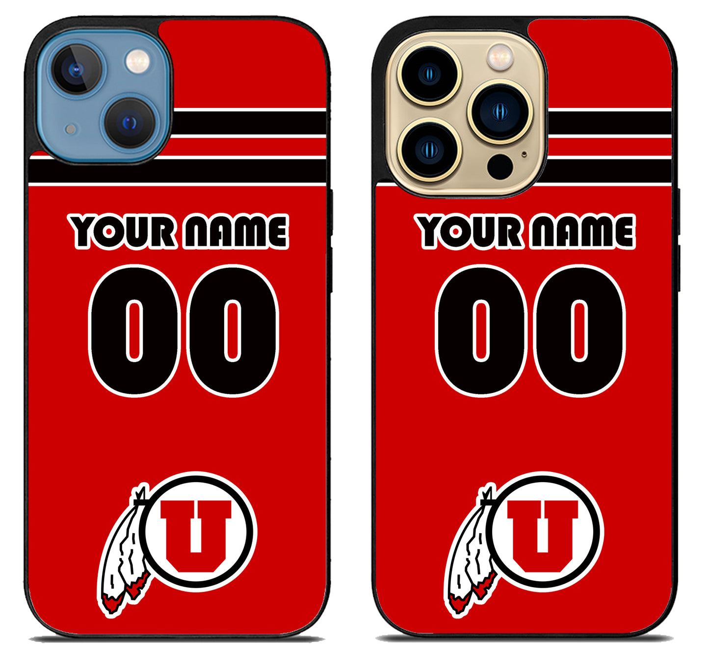 Custom Personalized Utah Utes iPhone 14 | 14 Plus | 14 Pro | 14 Pro Max Case