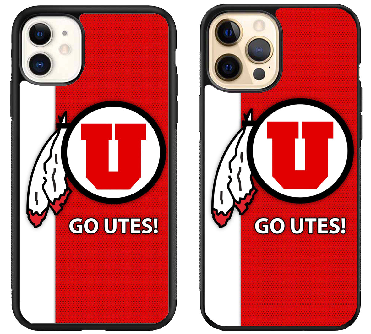 Utah Utes Go Utes iPhone 12 | 12 Mini | 12 Pro | 12 Pro Max Case