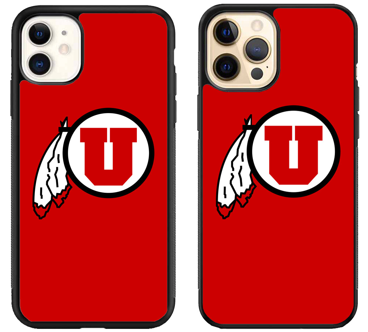Utah Utes Logo Red iPhone 12 | 12 Mini | 12 Pro | 12 Pro Max Case