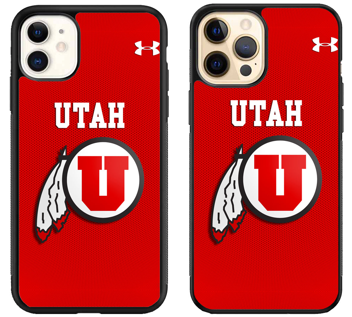 Utah Utes Red iPhone 12 | 12 Mini | 12 Pro | 12 Pro Max Case
