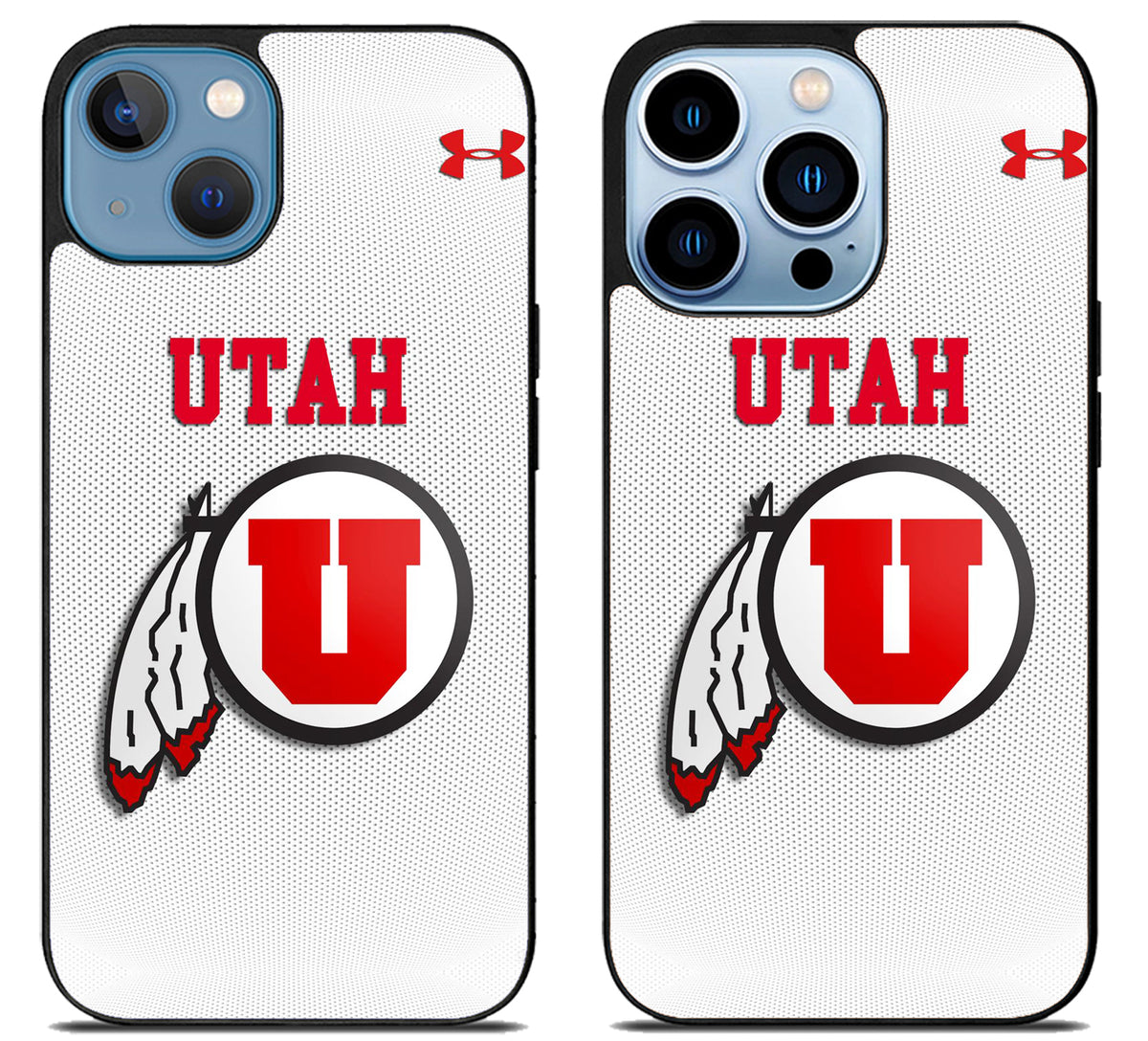 Utah Utes White iPhone 13 | 13 Mini | 13 Pro | 13 Pro Max Case