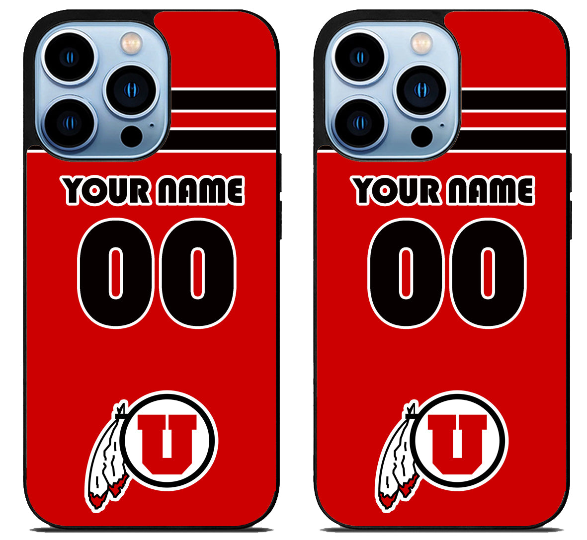 Custom Personalized Utah Utes iPhone 15 Pro | iPhone 15 Pro Max Case