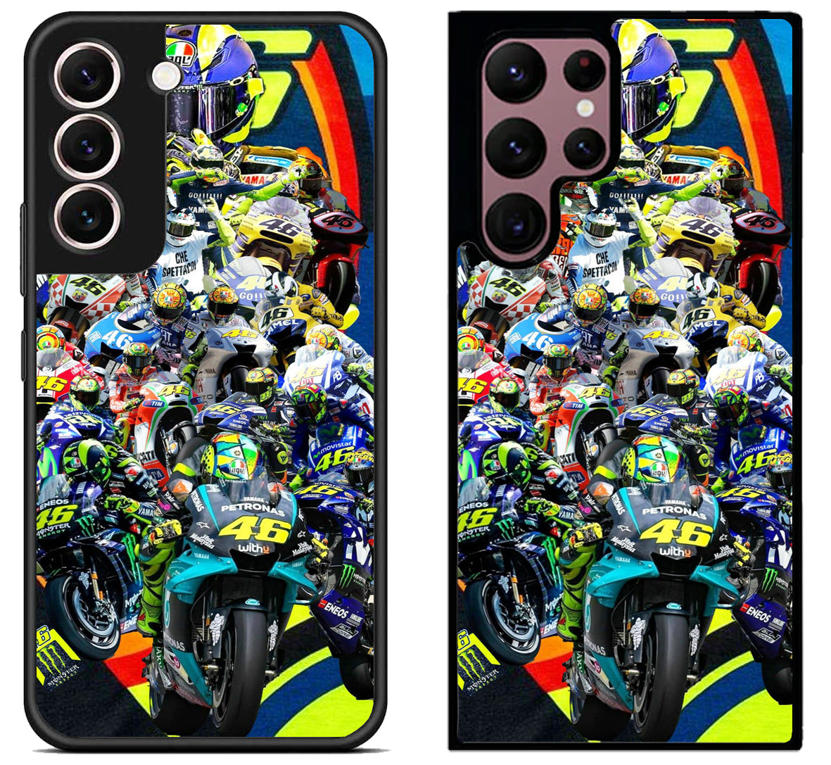 Valentino Rossi Collage Samsung Galaxy S22 | S22+ | S22 Ultra Case