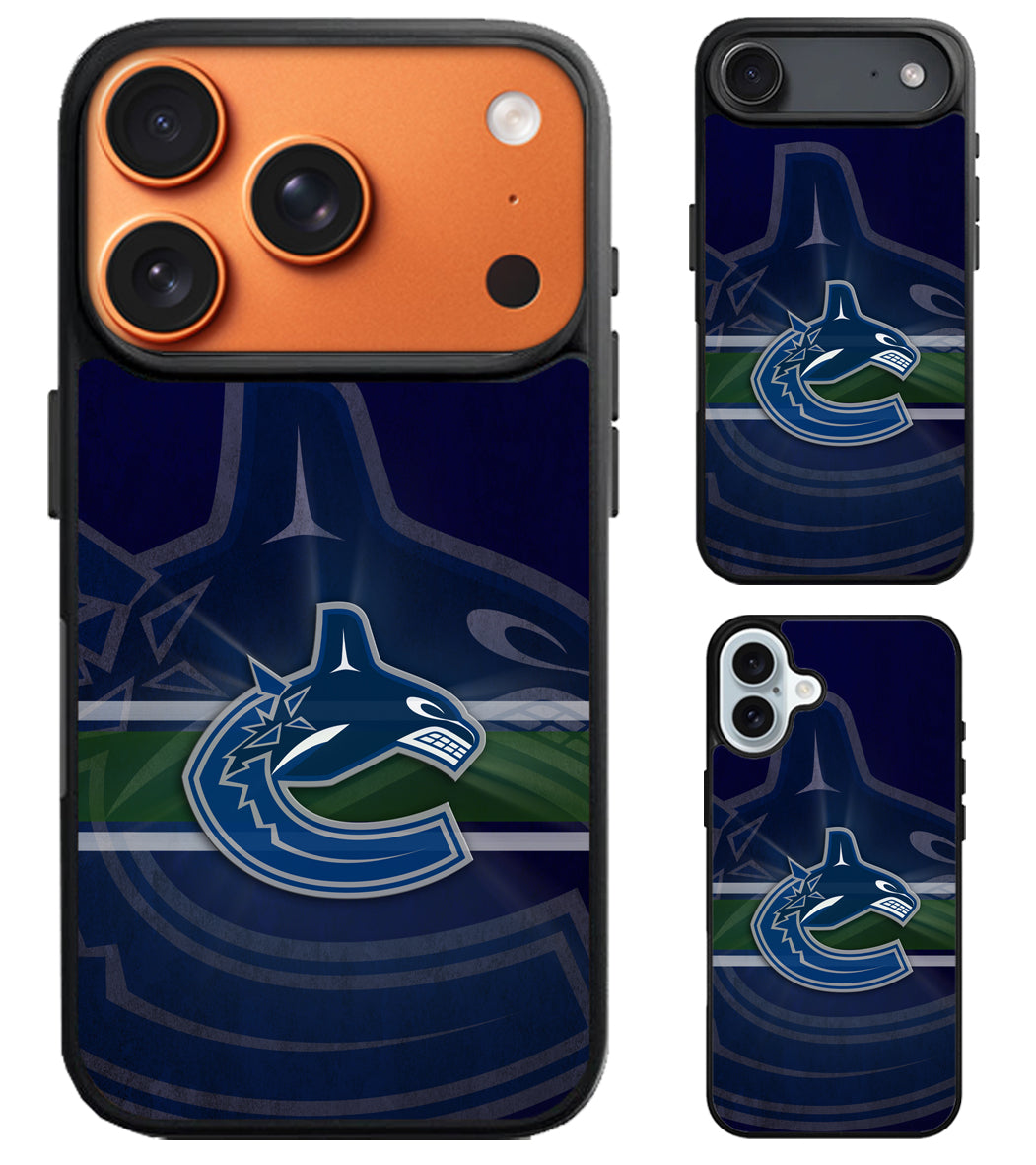 Vancouver Canucks Background iPhone Air | iPhone 17 | 17 Pro | 17 Pro Max Case
