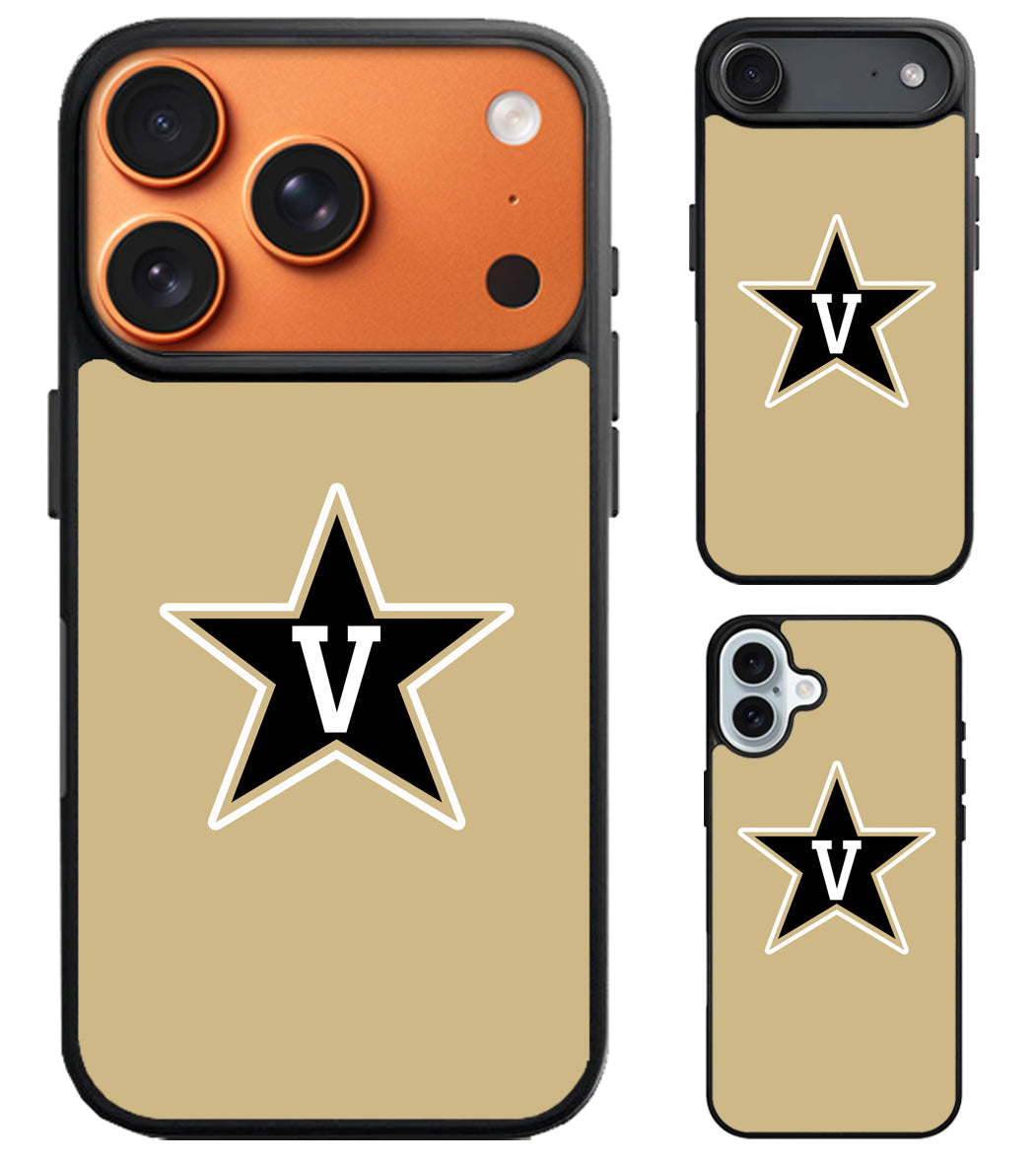 Vanderbilt Commodores Cover iPhone Air | iPhone 17 | 17 Pro | 17 Pro Max Case