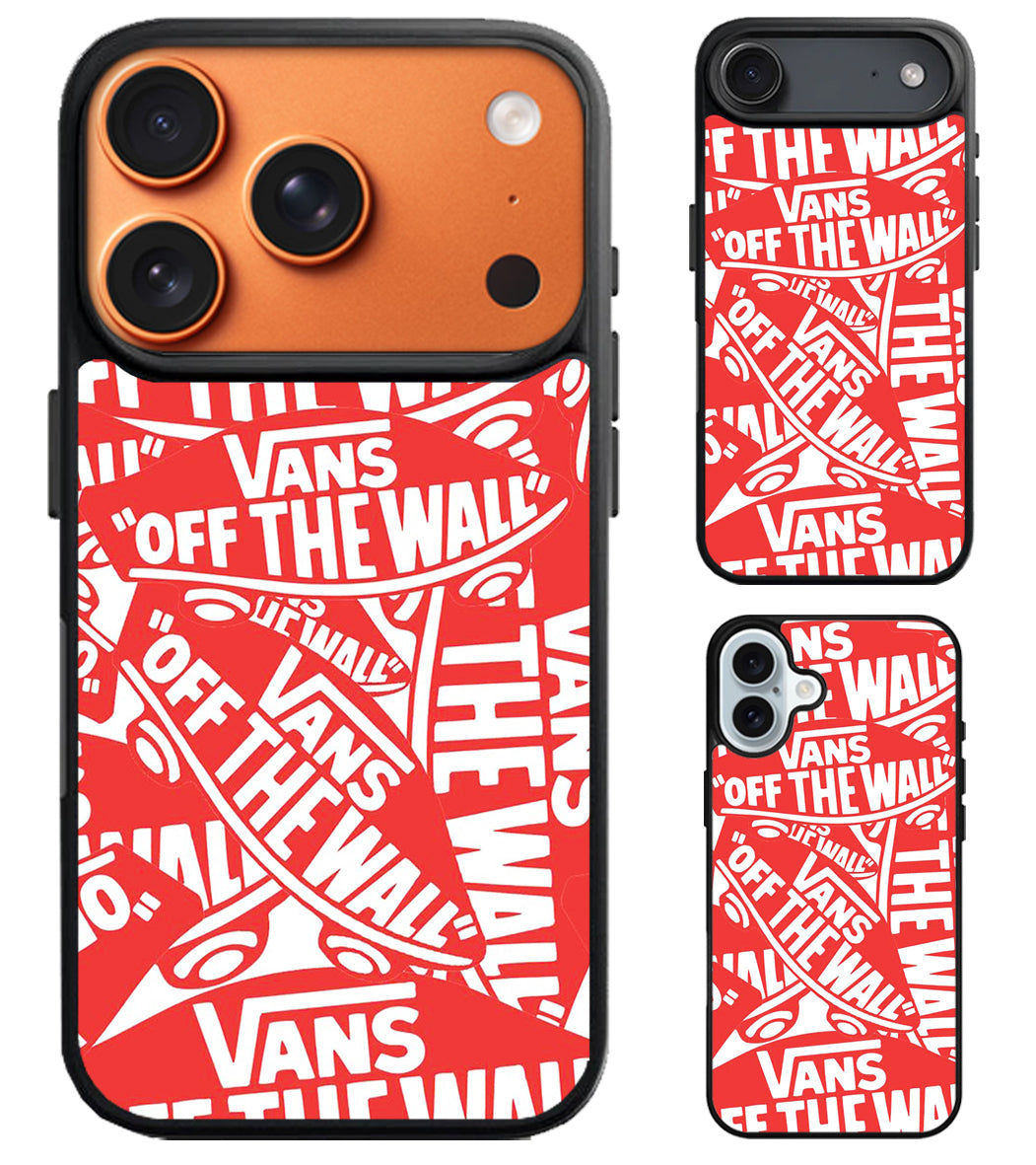 Vans Red iPhone Air | iPhone 17 | 17 Pro | 17 Pro Max Case