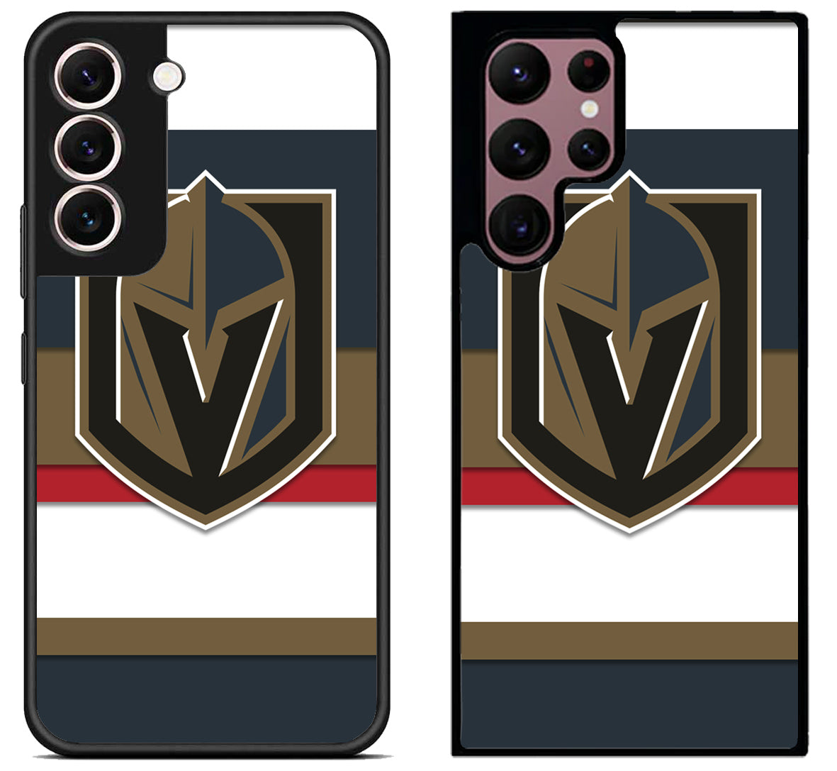 Vegas Golden Knights Stripe Samsung Galaxy S22 | S22+ | S22 Ultra Case