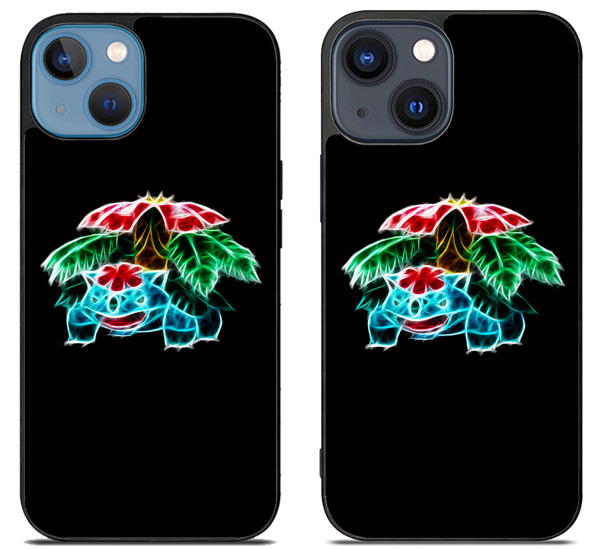 Venusaur Pokemon Black iPhone 15 | iPhone 15 Plus Case