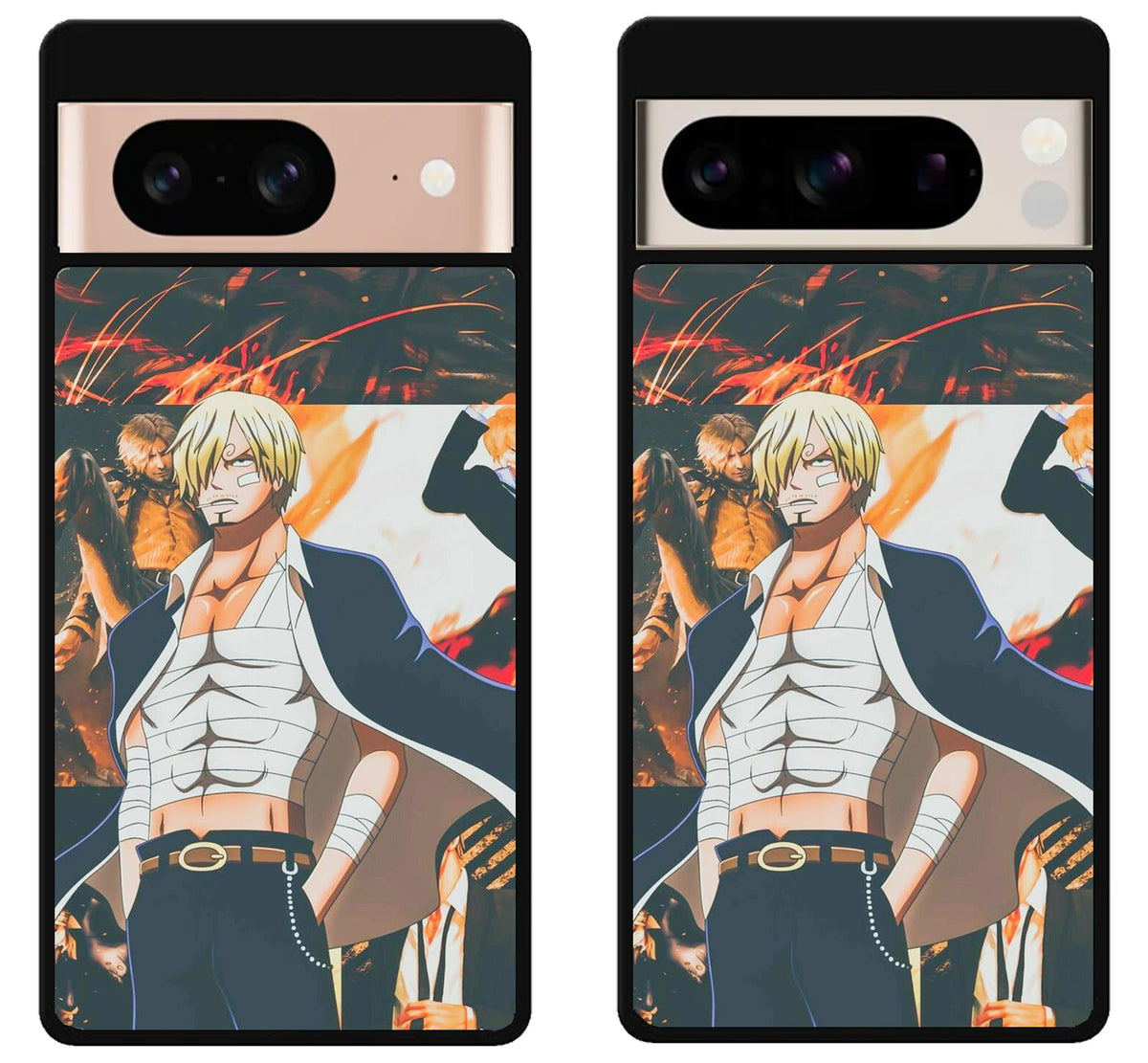 Vinsmoke Sanji One Piece Collage Google Pixel 8 | 8 Pro Case