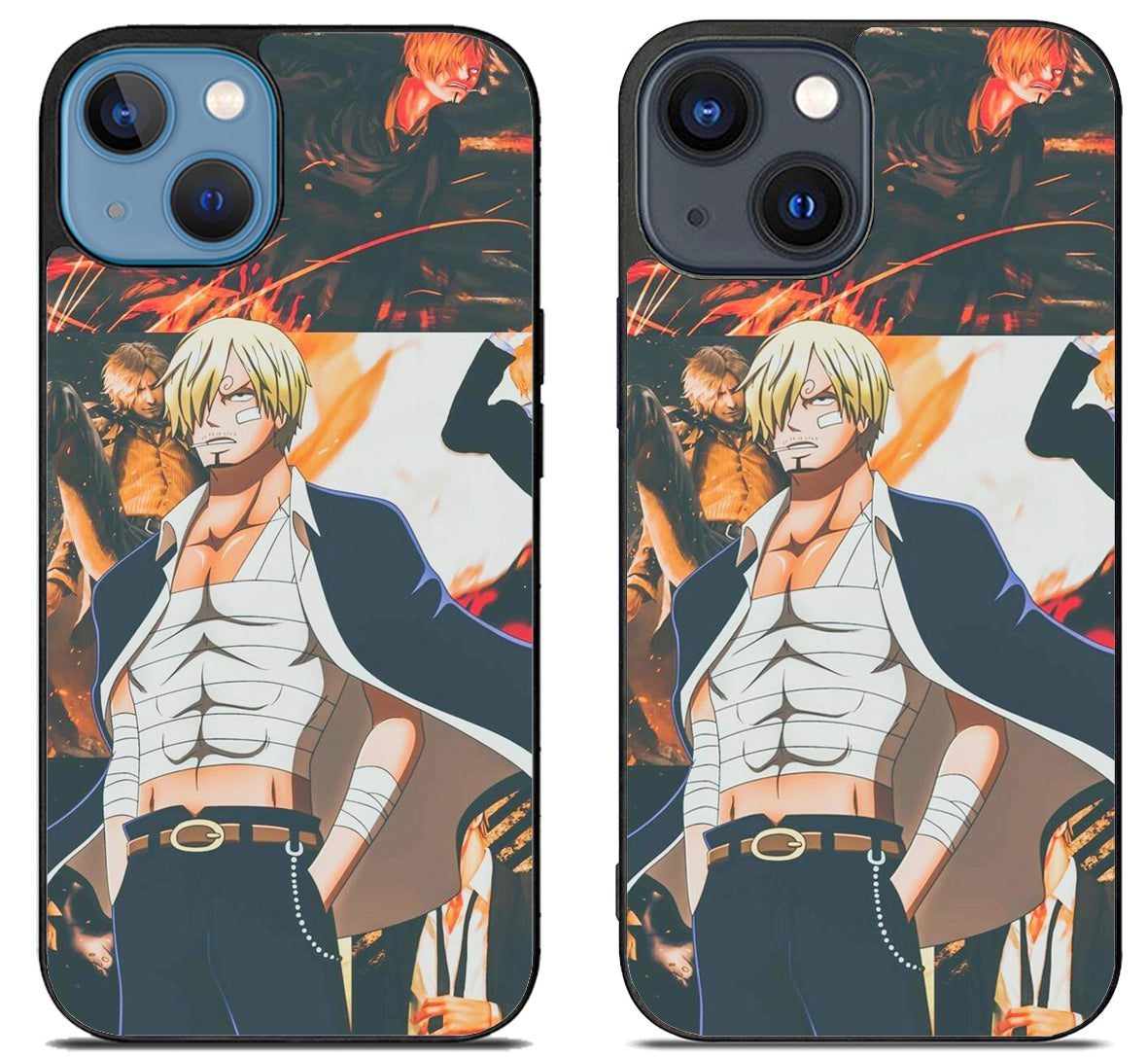 Vinsmoke Sanji One Piece Collage iPhone 15 | iPhone 15 Plus Case