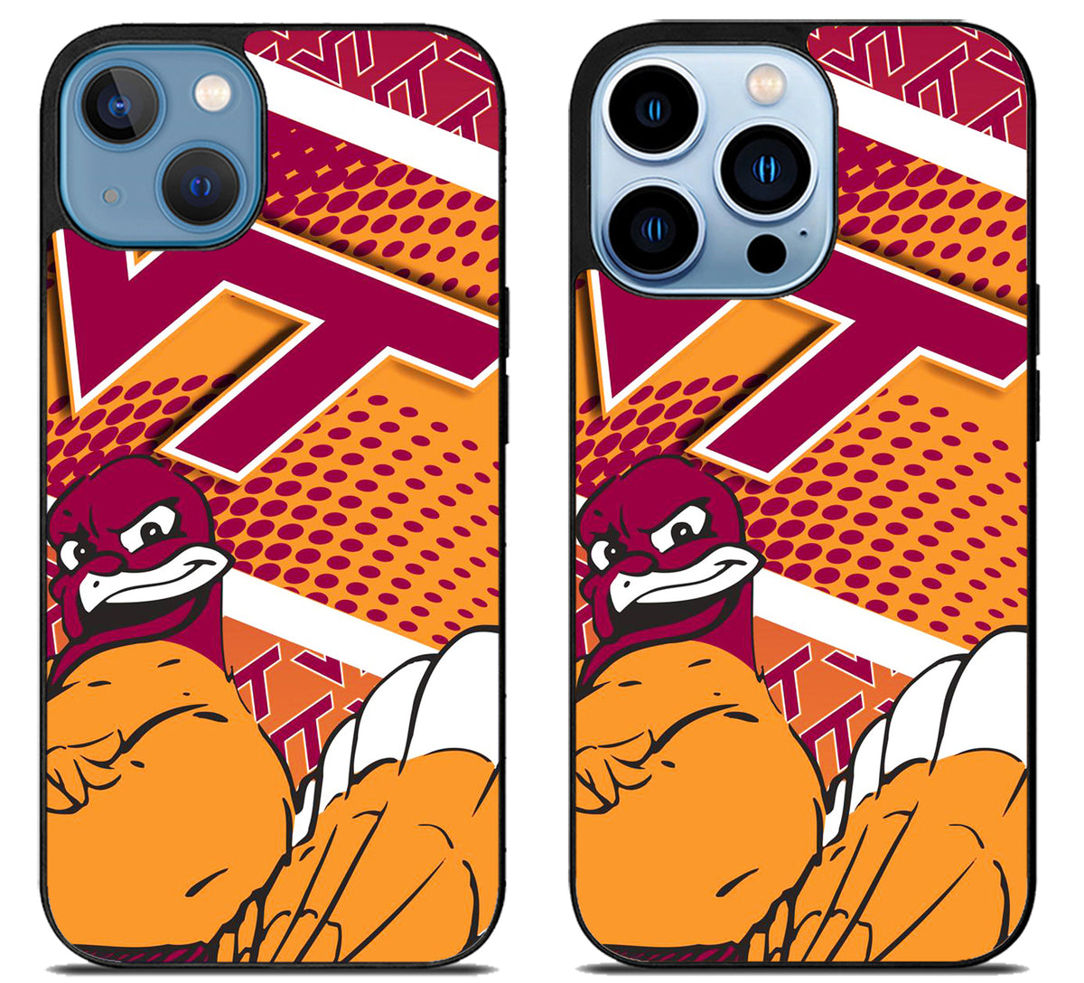 Virginia Tech Hokies Colorfull iPhone 13 | 13 Mini | 13 Pro | 13 Pro Max Case