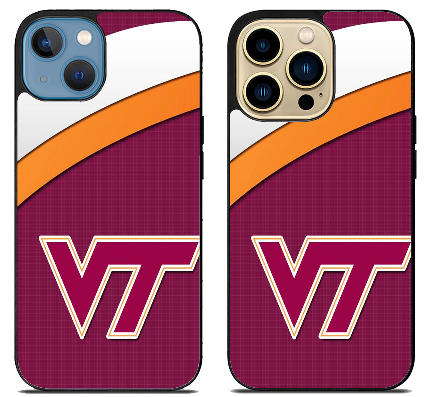 Virginia Tech Hokies Stripe iPhone 14 | 14 Plus | 14 Pro | 14 Pro Max Case