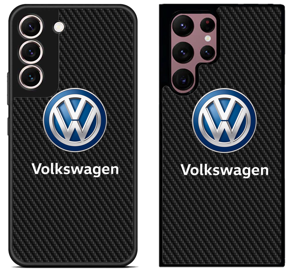 Volkswagen Black Carbon Samsung Galaxy S22 | S22+ | S22 Ultra Case