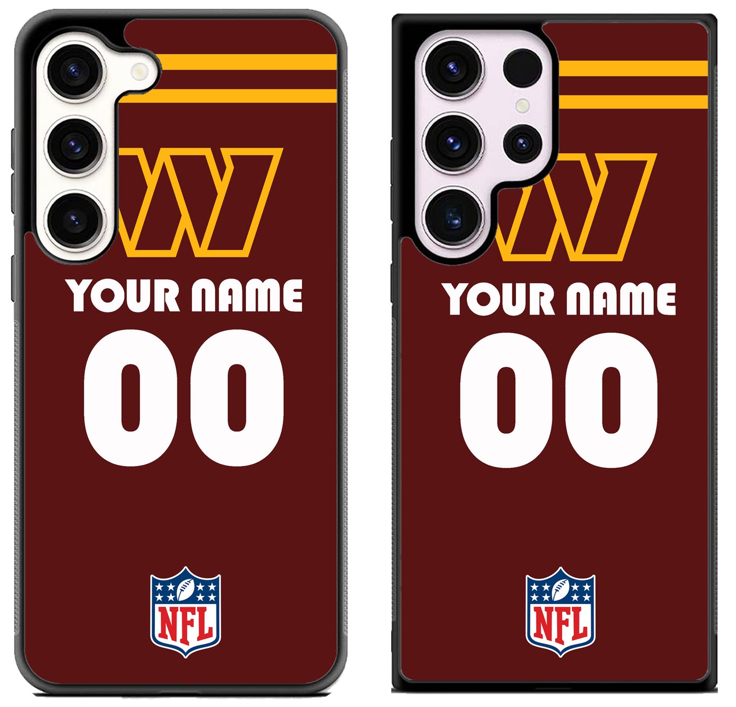 Custom Personalized Washington Commanders NFL Samsung Galaxy S23 | S23+ | S23 Ultra Case