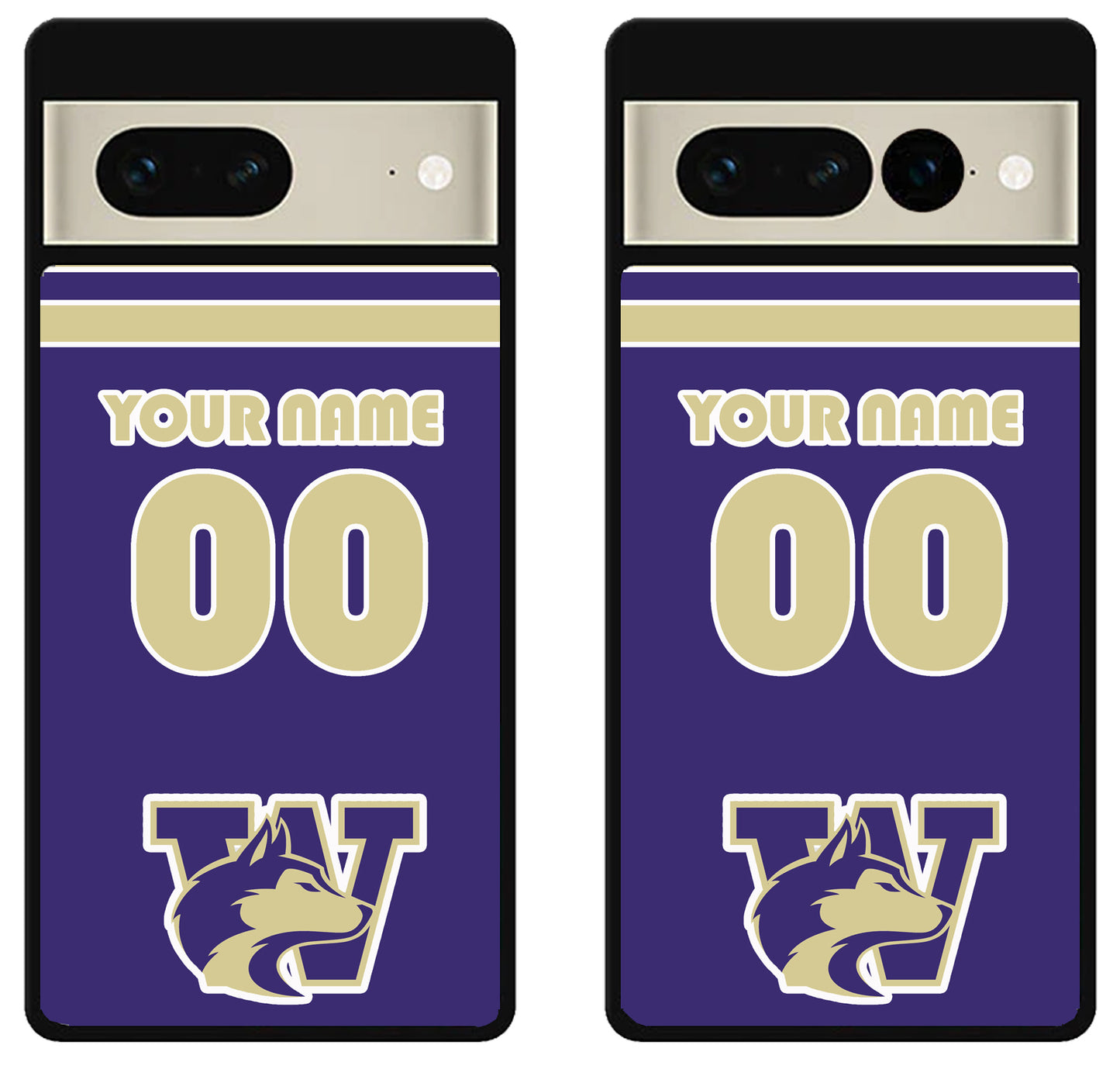 Custom Personalized Washington Huskies Google Pixel 7 | 7 Pro Case