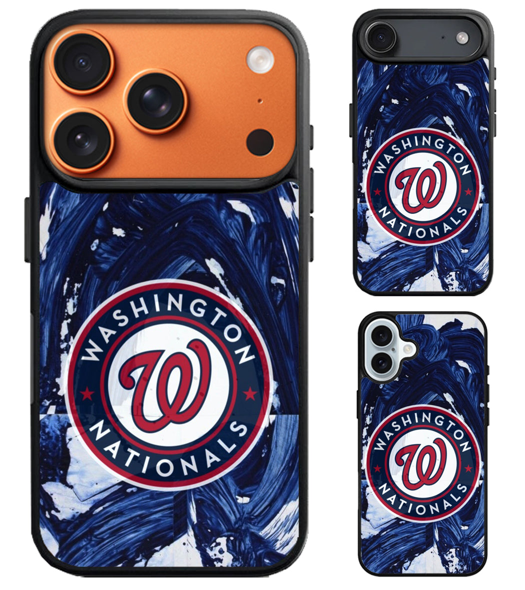 Washington Nationals Painted iPhone Air | iPhone 17 | 17 Pro | 17 Pro Max Case