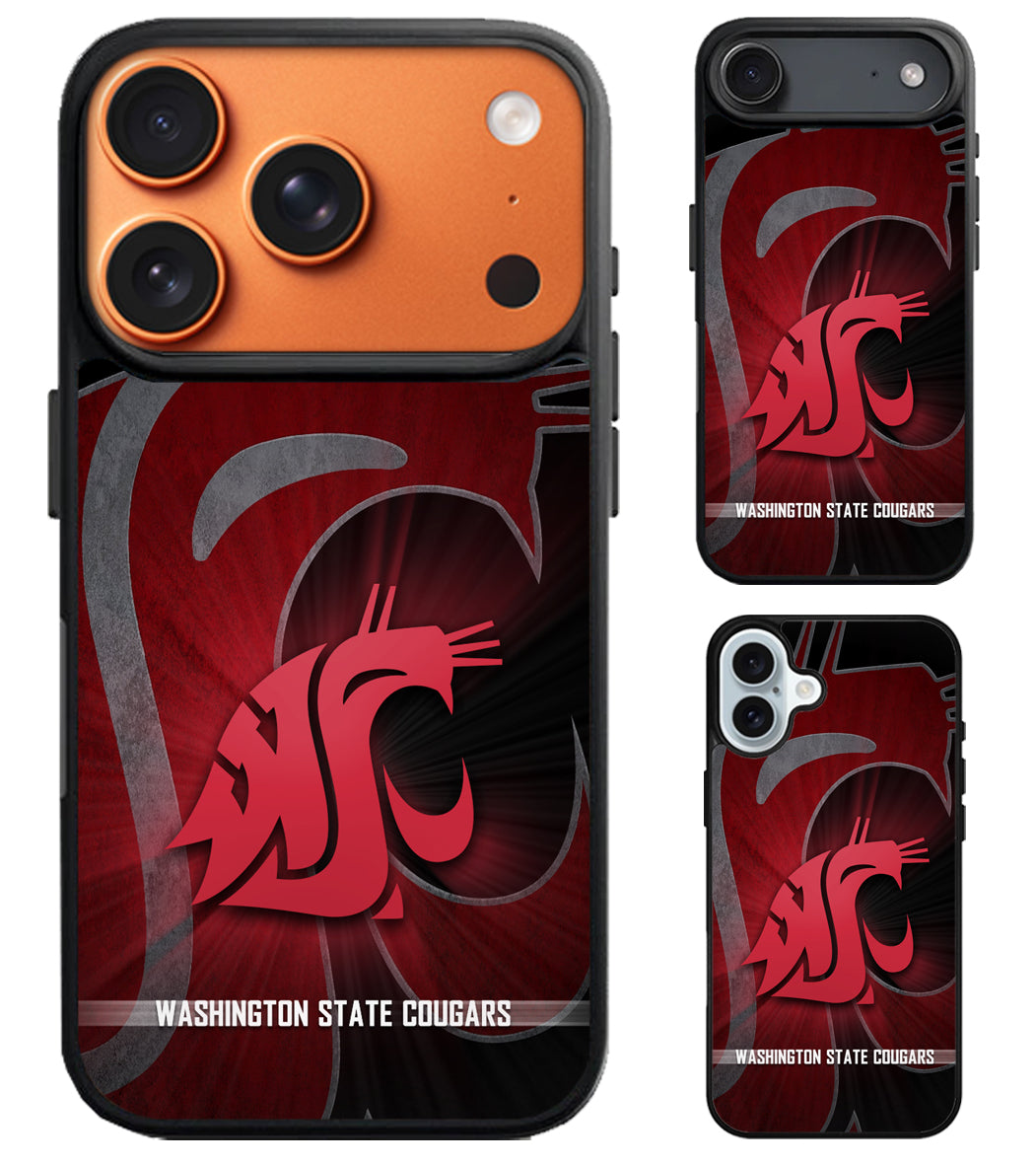 Washington State Cougars Cover iPhone Air | iPhone 17 | 17 Pro | 17 Pro Max Case