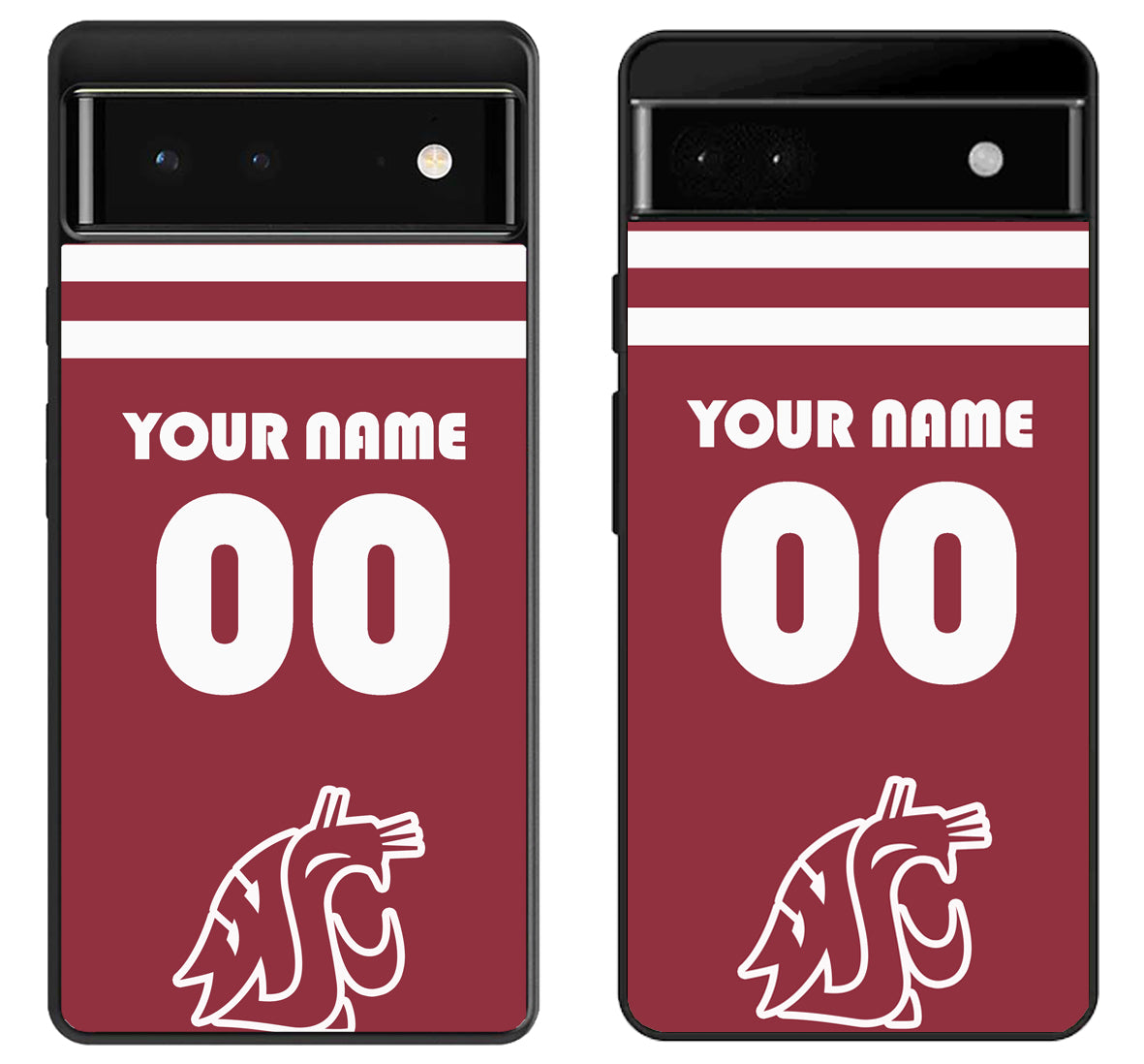 Custom Personalized Washington State Cougars Google Pixel 6 | 6A | 6 Pro Case