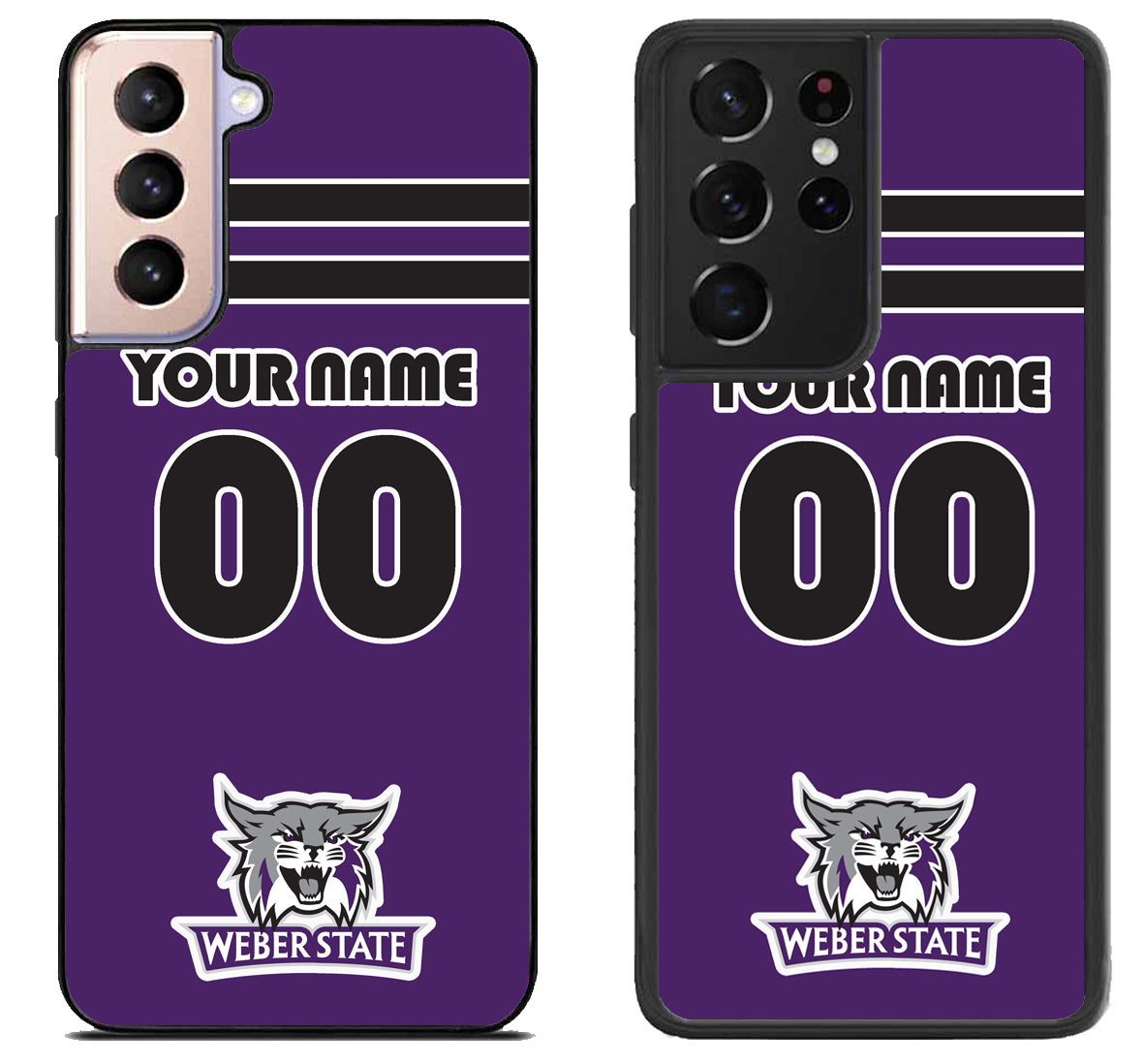 Custom Personalized Weber State Wildcats Samsung Galaxy S21 | S21 FE | S21+ | S21 Ultra Case